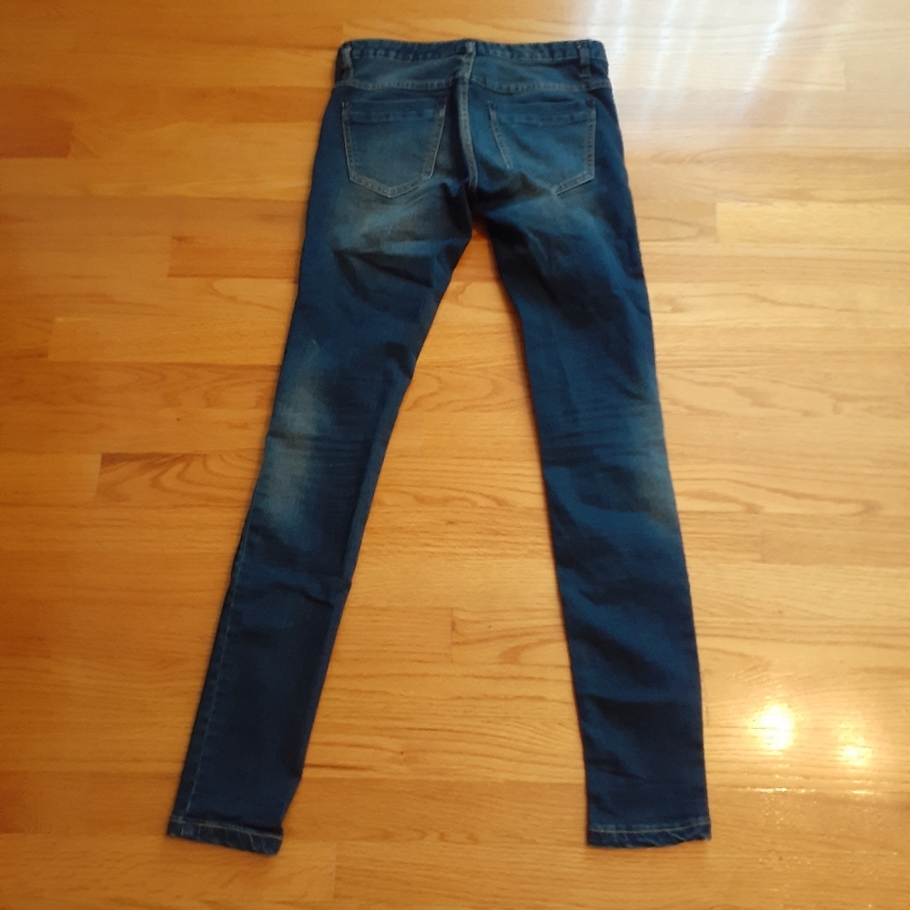 Free People Dark Wash Skinny Jeans Size 26 - Picture 4 of 4